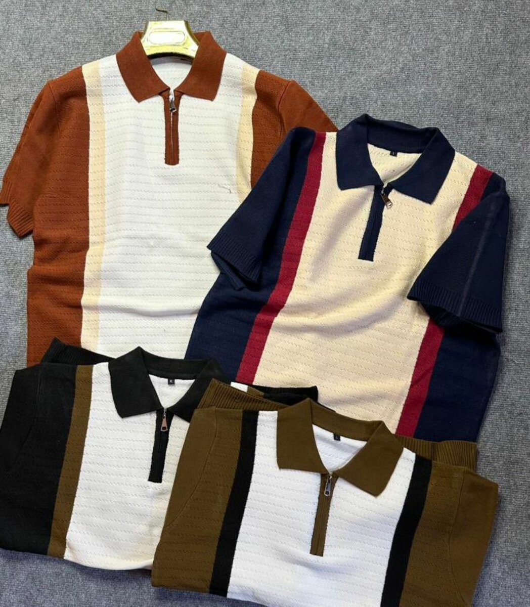 Polos vintage à rayures