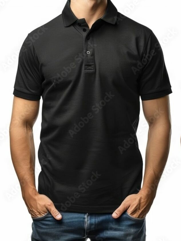 Polo classique noir ou blanc