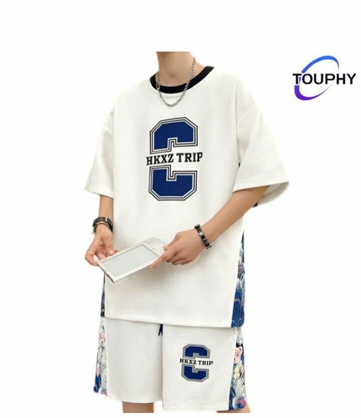 Ensemble Décontracté Blanc Homme