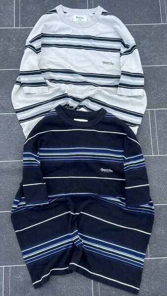 Lot de T-shirts à rayures