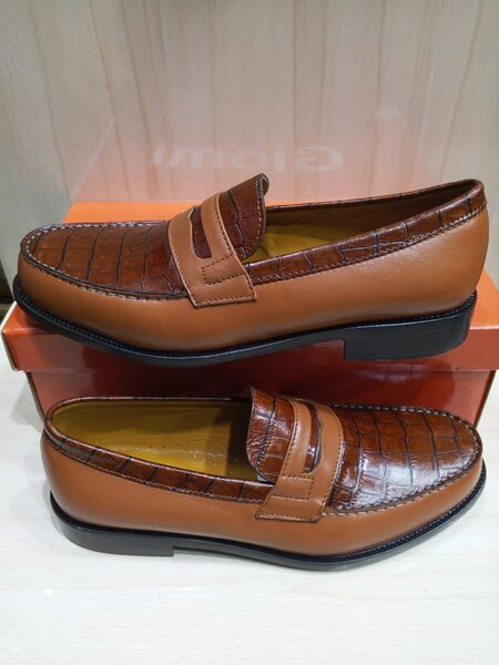 Mocassins Cuir Marron Élégants