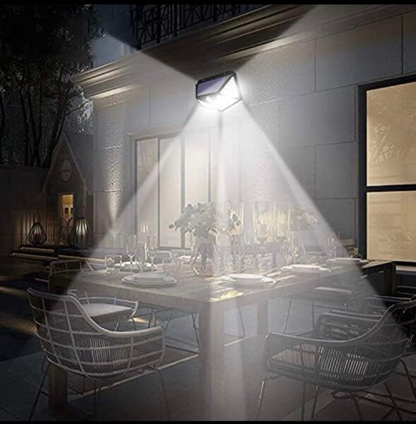 Lampe Murale Solaire à Détecteur De Mouvement Et étanche