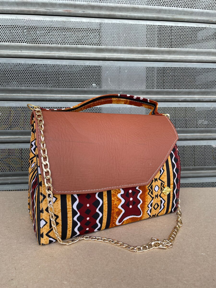 Sac à main en tissu africain