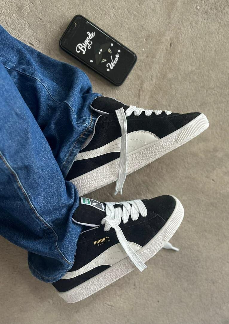 PUMA SUEDE XL NOIR BLANC