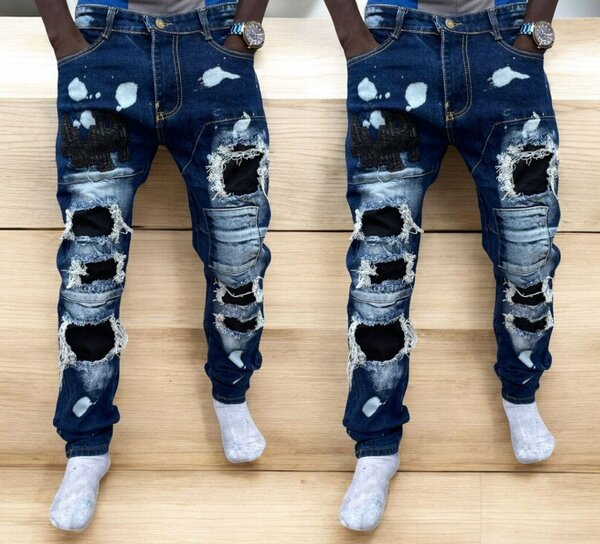 Jean skinny déchiré homme