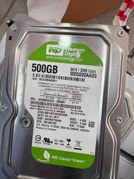Western Digital Disques Durs Varietés