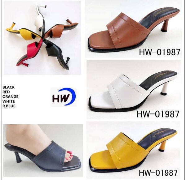 Mules à talon élégantes HW