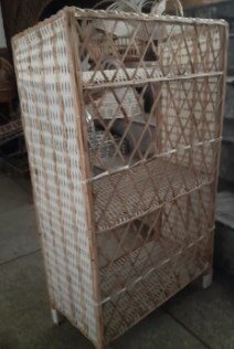 Cane Book Shelf & Rack ( 3 Feet Hight, 2 Feet Width, ) Shelve Width 10 inches