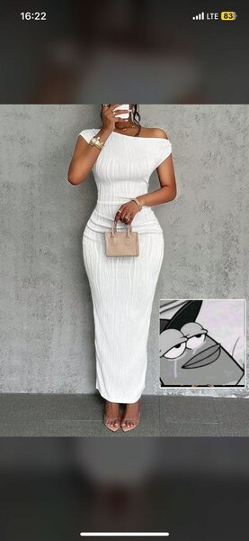 Robe Longue Élégante Blanche