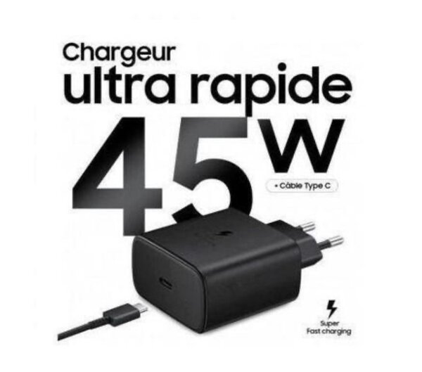 Chargeur ultra rapide 45W