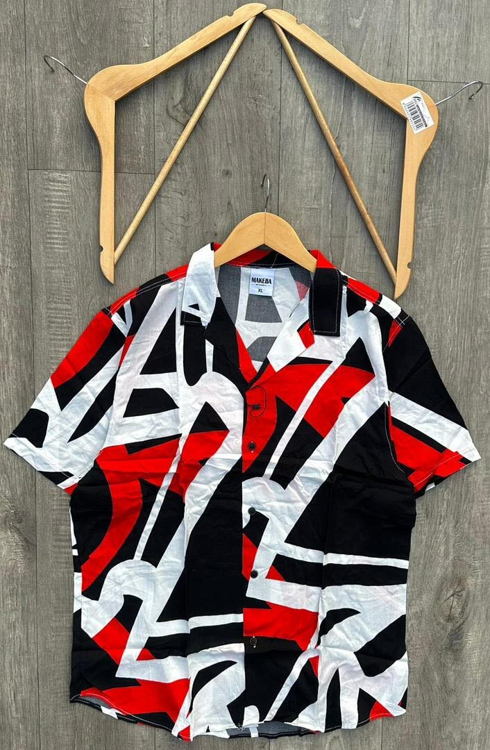 Chemise estivale imprimée homme