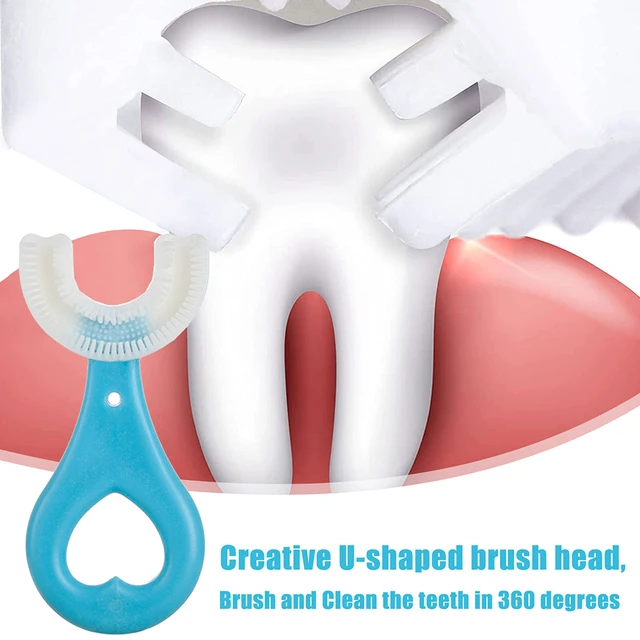 Silicone children's toothbrushes ( 3 pieces)