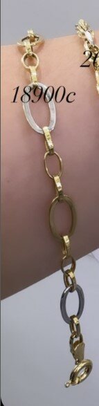 Золотой браслет-цепочка