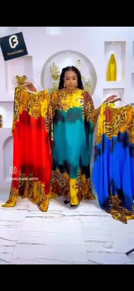 Kaftan coloré bohème chic