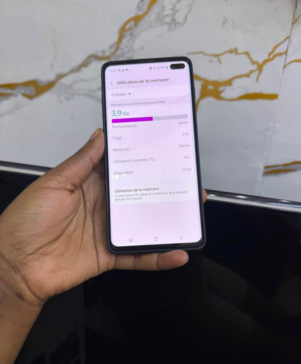 Samsung Galaxy S10 Bleu