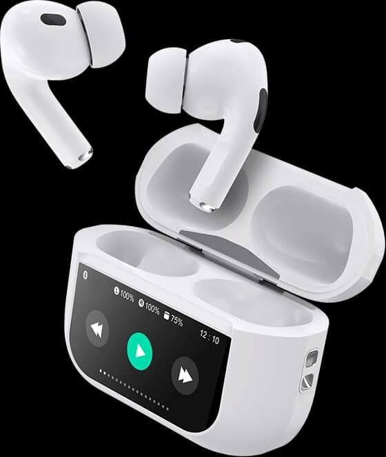 Écouteurs sans fil avec écran