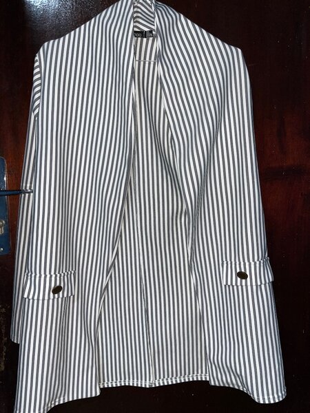 Blazer rayé élégant femme