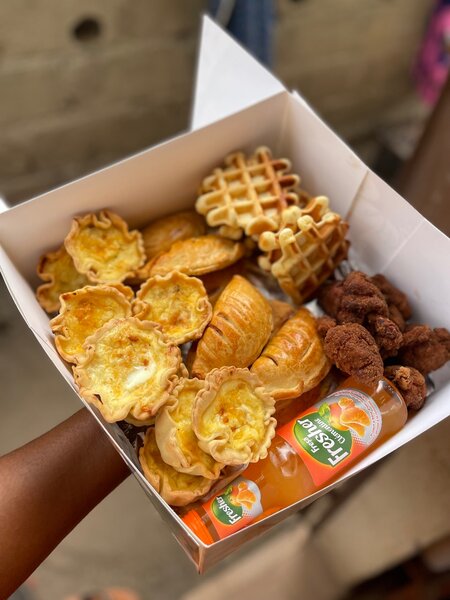 Assortiment de pâtisseries salées