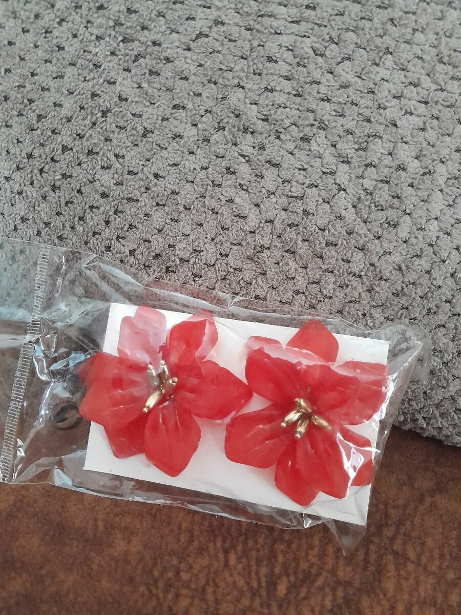 Boucles d'oreilles fleuries