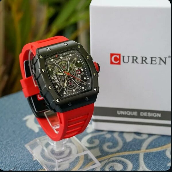 Montre Curren Homme Rouge