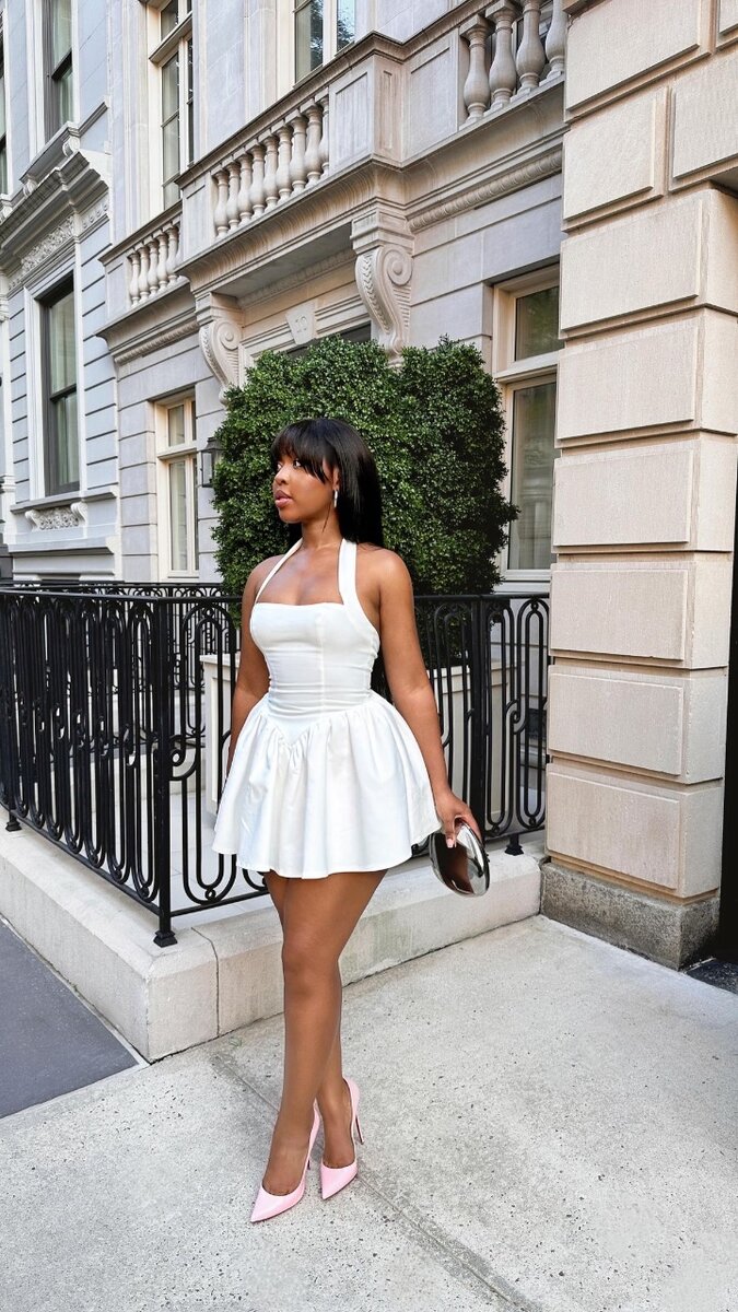 Robe Blanche Élégante