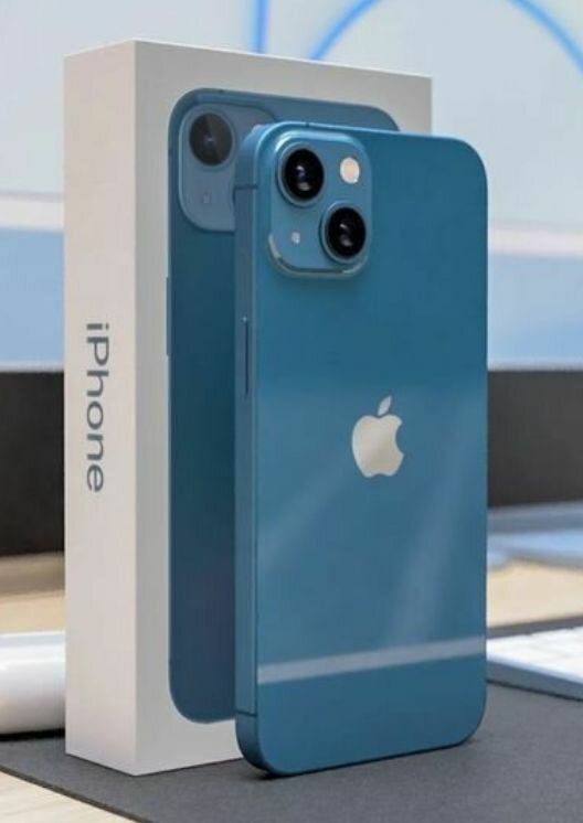iPhone Bleu 128Go
