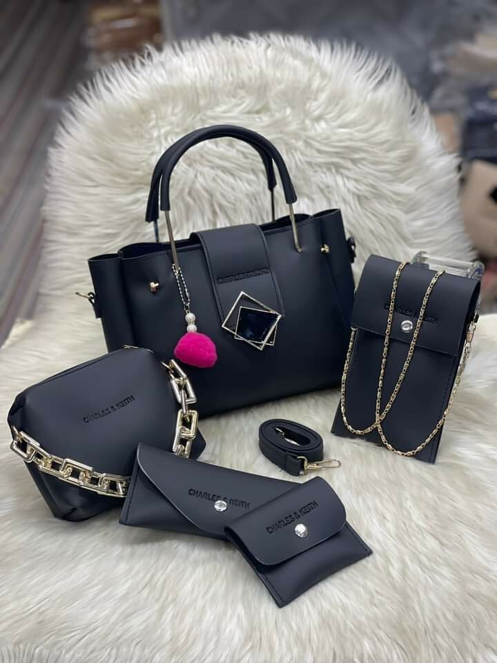 Royal Star (Black)  5-in-1 Handbag Set
