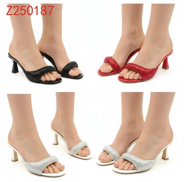 Mules élégantes à talons