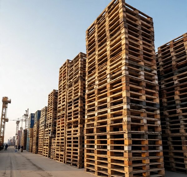 Palettes en bois robustes