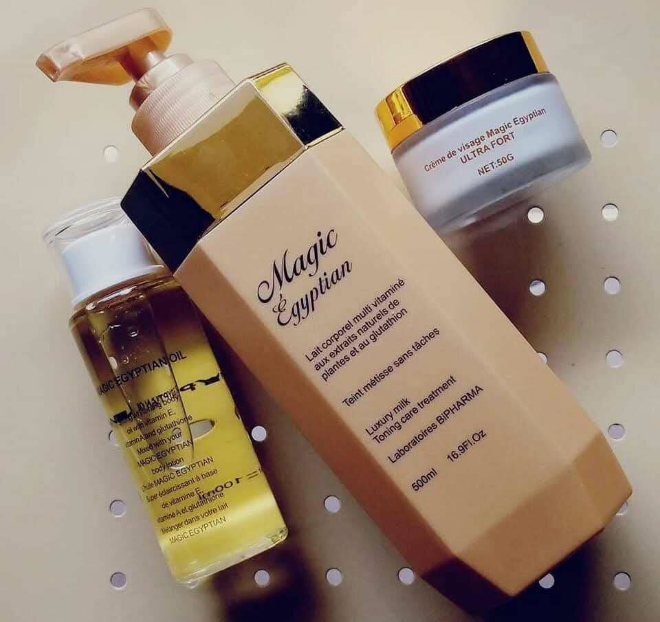 Lait et crème de visage