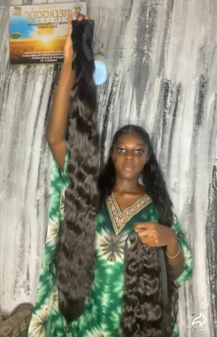 Queue de cheval bouclée