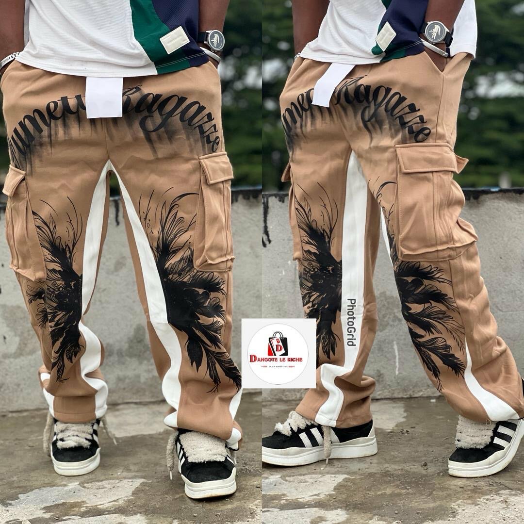 Pantalon cargo streetwear homme