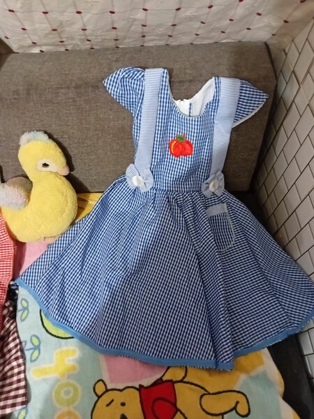 Cute Gingham Girls Dress