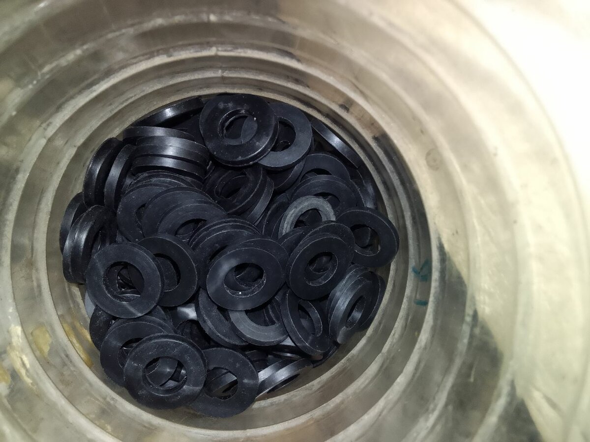 Rondelles en caoutchouc étanche