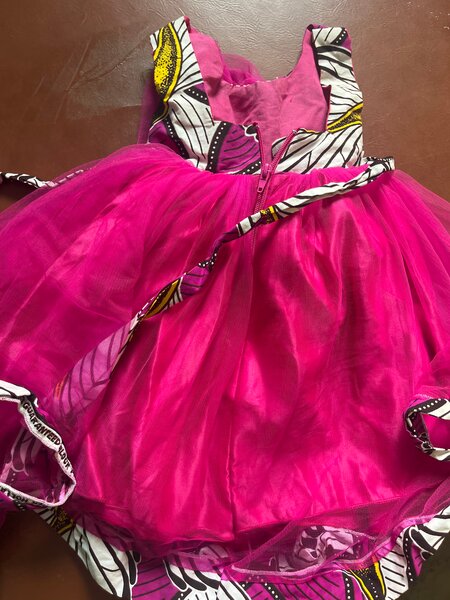 Robe Fille Tutu Rose Élégante