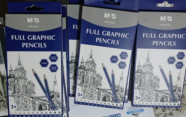 Crayons graphiques M&G 12 PCS