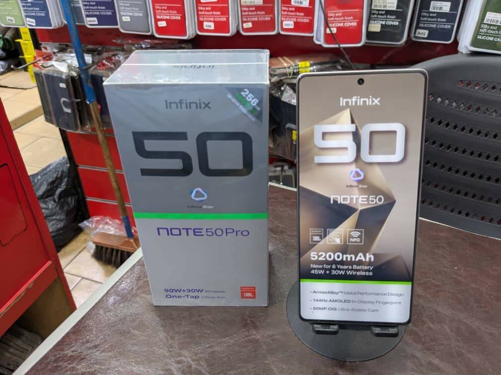 Infinix note 50pro 256GB 8ram
