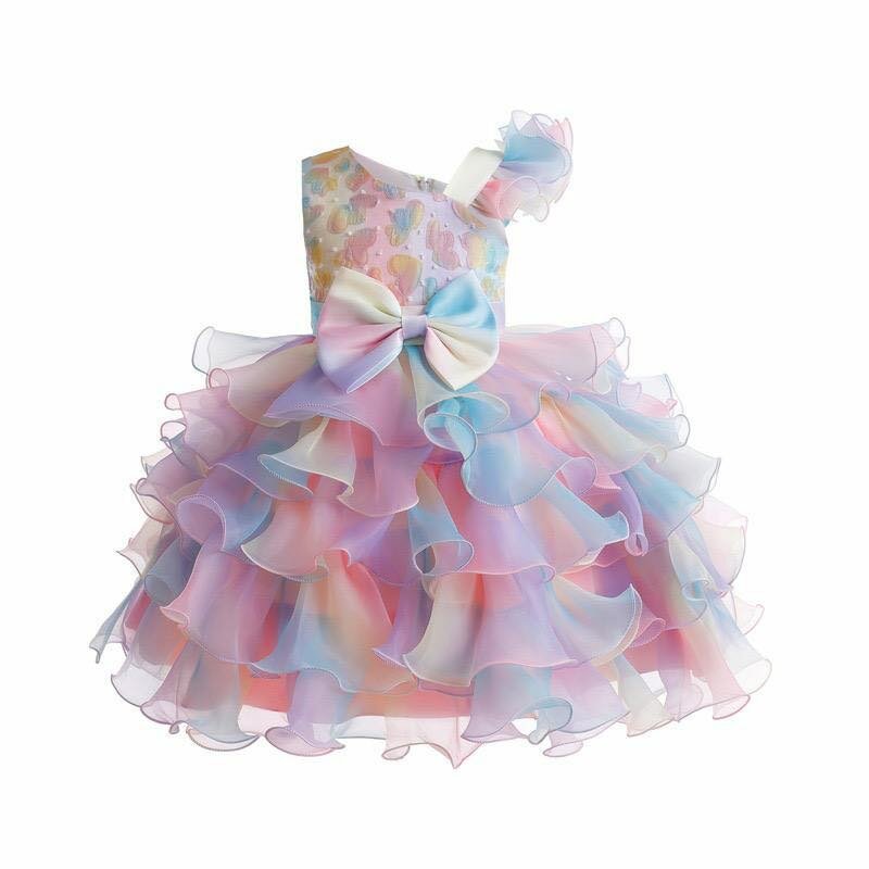 Robe de princesse pastel fille