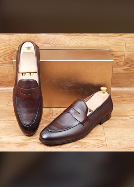 Mocassins élégants en cuir