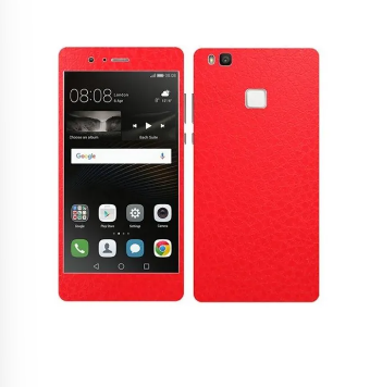 Huawei G9 Lite Red Common Leather Texture Mobile Skin