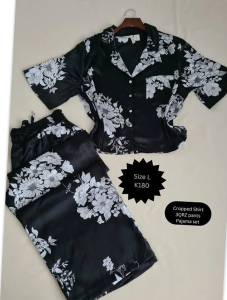 shirt and pants are black