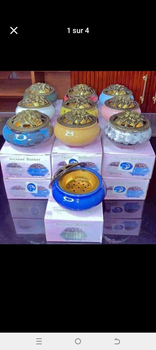 Brûleur d'encens décoratif