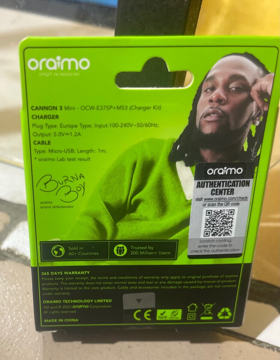 Oraimo smart accessoires