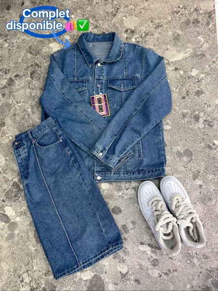 Ensemble denim décontracté homme