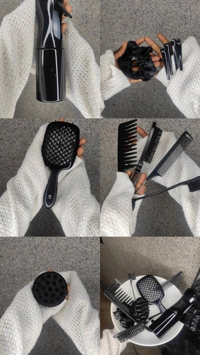 Ensemble de coiffure élégant