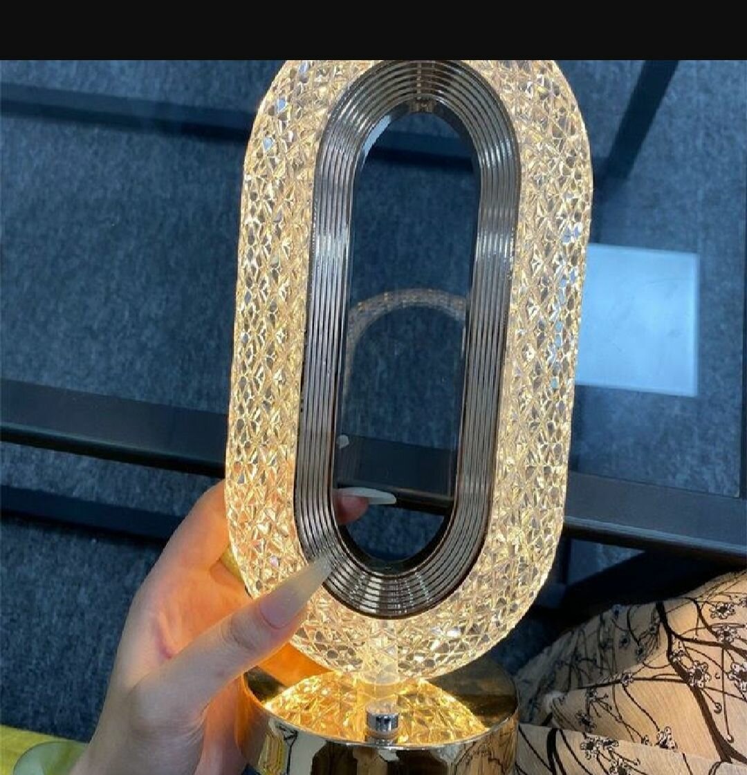 Beautiful 3 colors lamp decoration item chargeable with wire