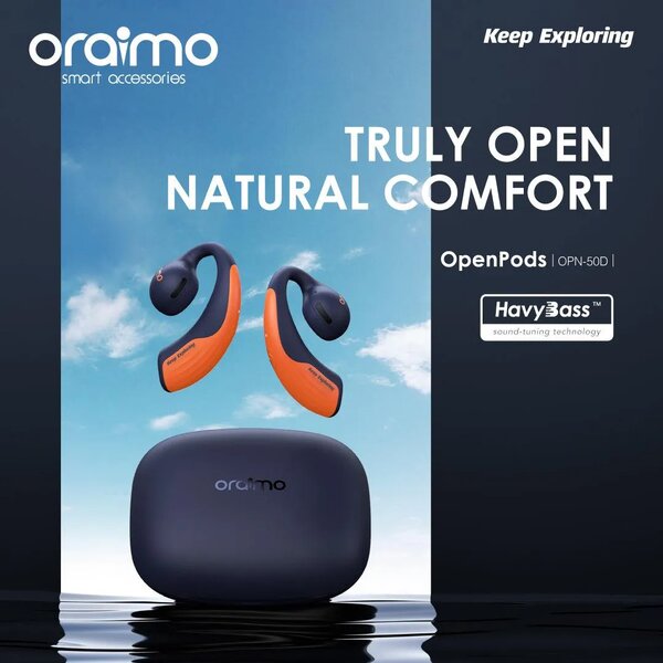 oraimo OpenPods Open-ear Wireless Earphones