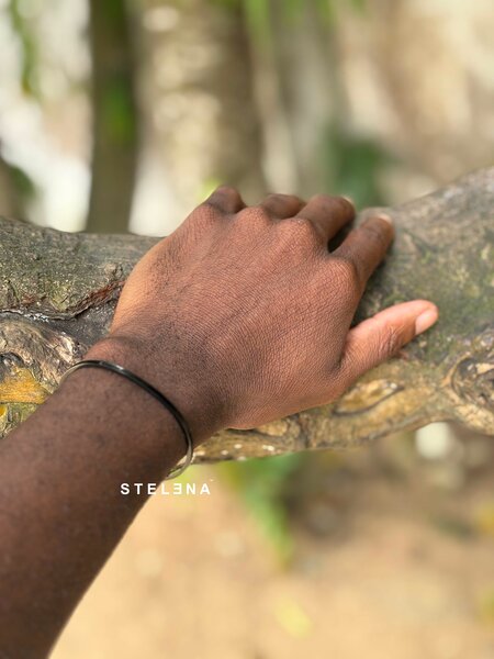 Bracelet jonc en acier