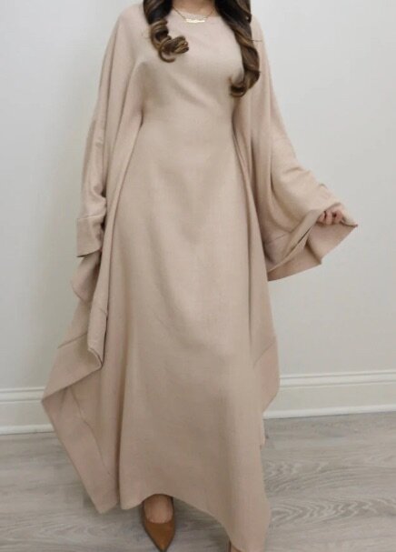 Butterfly robe abaya