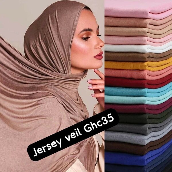 Jersey and chiffon veils